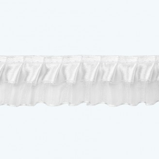 Lace Trim 1.5", 1", 3/4" | White